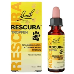 Bachblüten Original Rescura Pets Tropfen alkoholfrei vet. (für Tiere), 10 ml