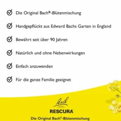 Bachblüten Original Rescura Tropfen alkoholfrei, 20 ml