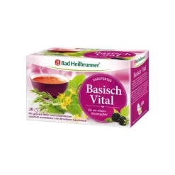 Bad Heilbrunner Kräutertee Basisch Vital, 20X2.0 g