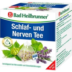 Bad Heilbrunner Schlaf- und Nerven Tee Pyram.Beutel, 15X1.7 g