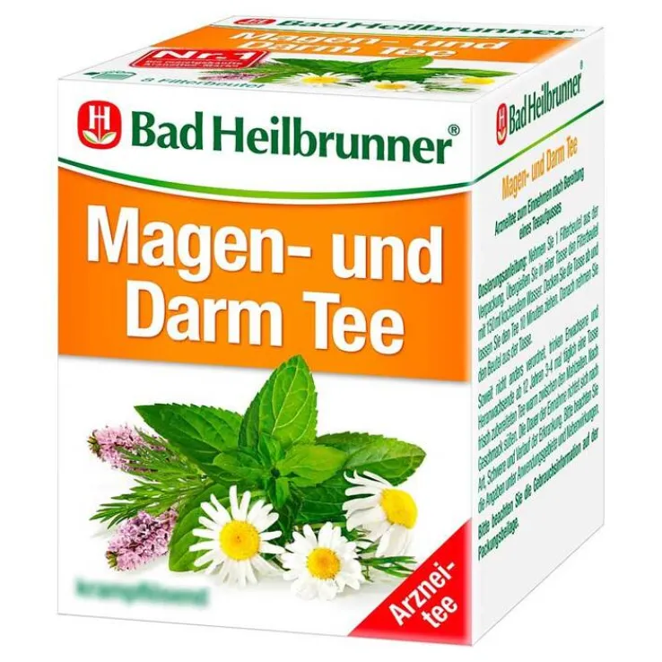 Bad Heilbrunner Tee Magen und Darm N Filterbeutel, 8X1.75 g