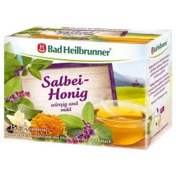 Bad Heilbrunner Tee Salbei Honig Filterbeutel, 15X1.8 g
