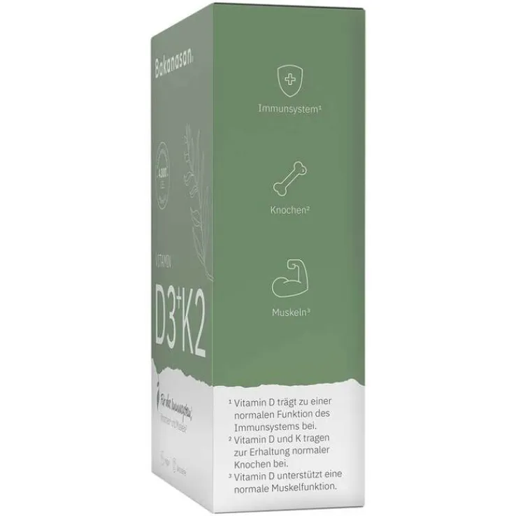 Bakanasan Vitamin D3 + K2 Kapseln, 60 St