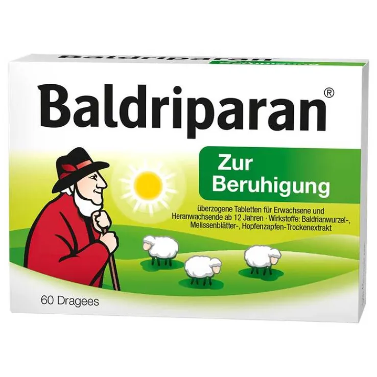 Baldriparan zur Beruhigung überzogene Tabletten, 60 St