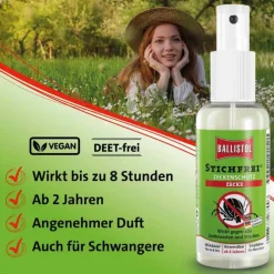 Ballistol Stichfrei Zeckenschutz Pumpspray, 100 ml