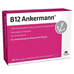 B12 Ankermann 1000 µg Vitamin B12 Tabletten hochdosiert, 100 St