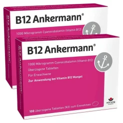 B12 Ankermann 1000 µg Vitamin B12 Tabletten hochdosiert, 2x100 St