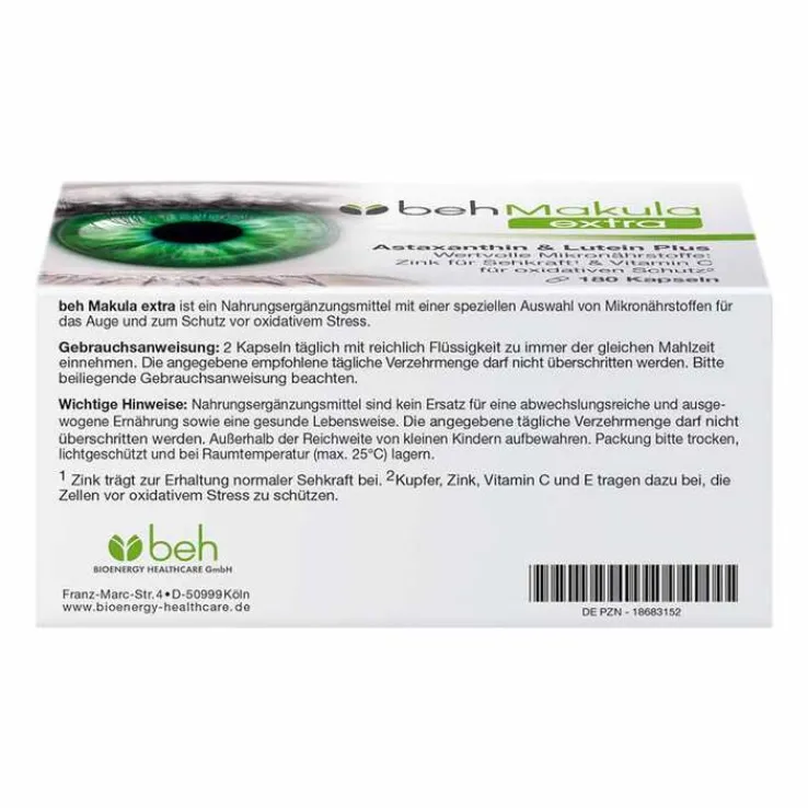Beh Makula extra Kapseln, 180 St