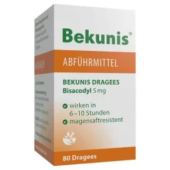 Bekunis Dragees Bisacodyl 5 mg, 80 St
