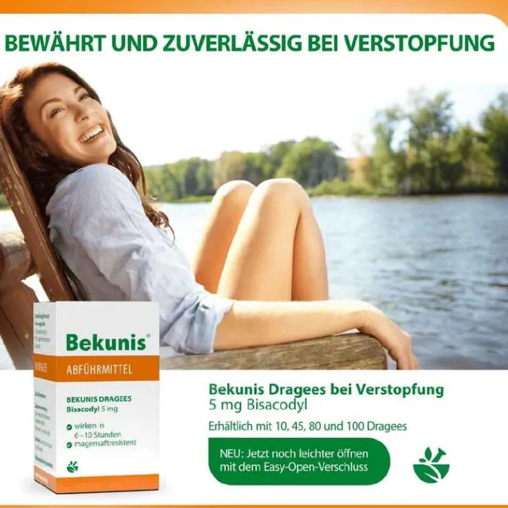 Bekunis Dragees Bisacodyl 5 mg, 10 St