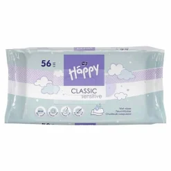 Bella Happy Feuchttücher Sensitive mit Klickverschl., 56 St