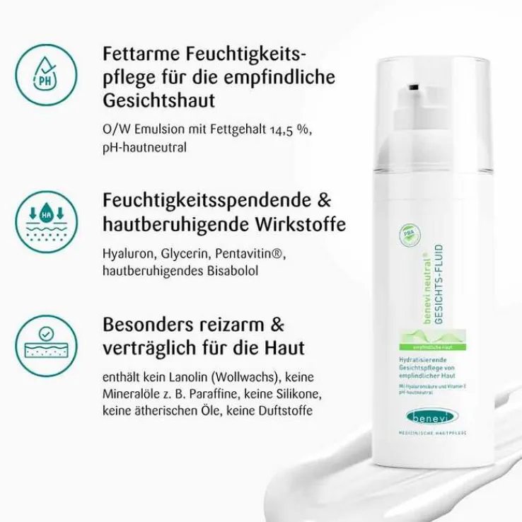 Benevi Neutral Gesichts-Fluid, 50 ml