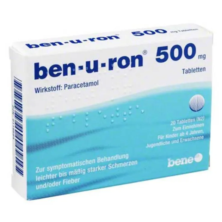 Ben-U-Ron 500 mg Tabletten, 20 St