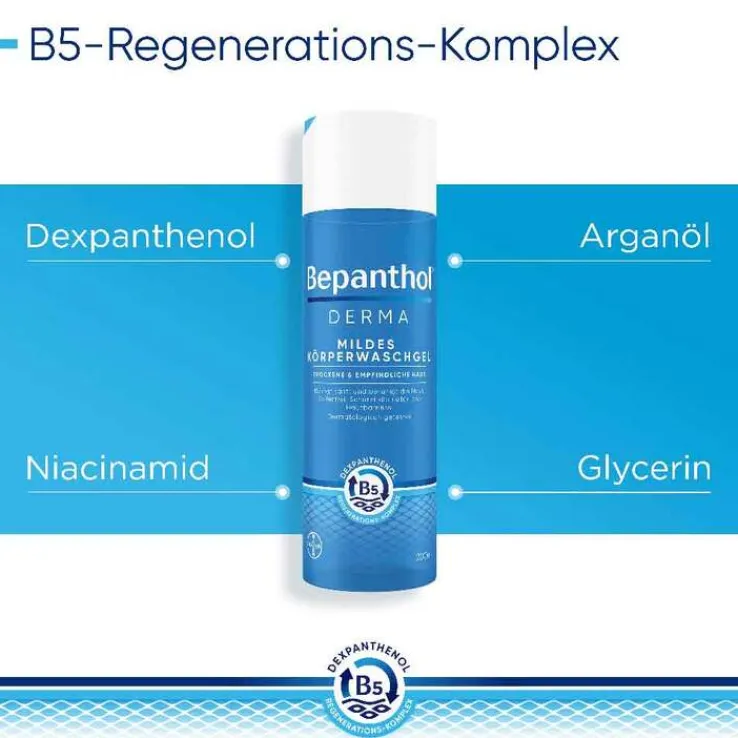 Bepanthol Derma mildes Körperwaschgel, 1X200 ml