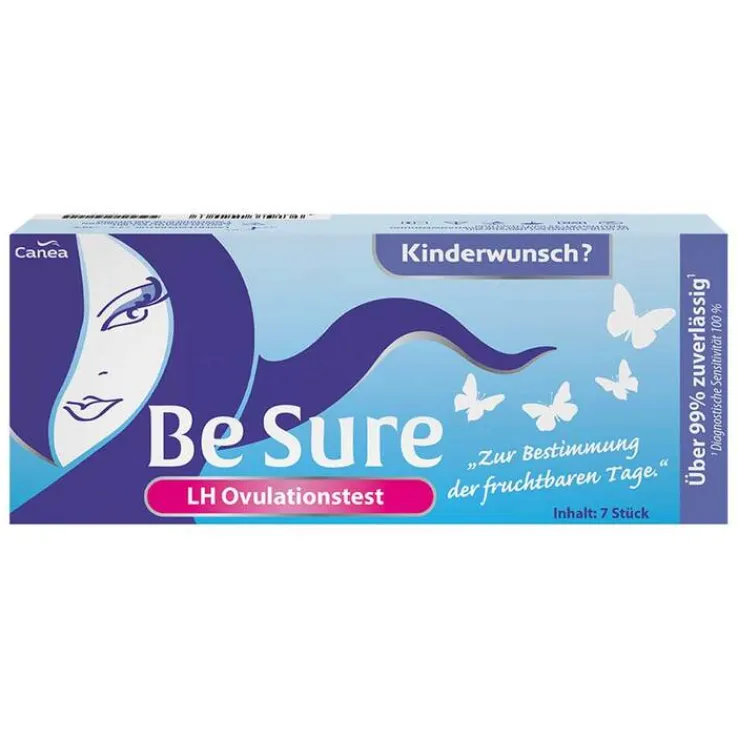 BE Sure Ovulationstest bei Kinderwunsch, 7 St