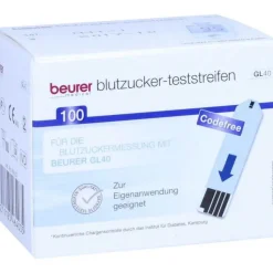 beurer blutzucker-teststreifen GL40, 100 St