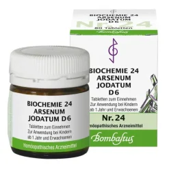 Biochemie 24 Arsenum jodatum D 6 Tabletten, 80 St