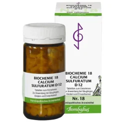 Biochemie 18 Calcium sulfuratum D 12 Tabletten, 200 St