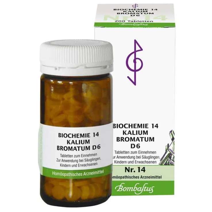 Biochemie 14 Kalium bromatum D 6 Tabletten, 200 St