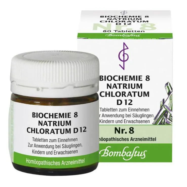 Biochemie 8 Natrium chloratum D 12 Tabletten, 80 St