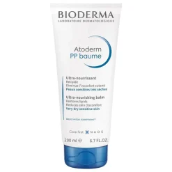Bioderma Atoderm PP geschmeidigmachender Balsam für sehr trockene zu Neurodermitis neigende Haut , 200 ml
