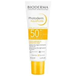 Bioderma Photoderm Aquafluide UG Tube SPF 50+ für empfindliche Haut, 40 ml