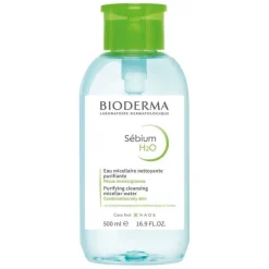 Bioderma Sebium H2O Reinigungslösung für fettige, unreine Haut, 500 ml