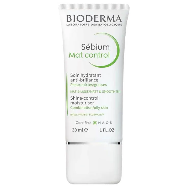 Bioderma Sebium Mat Control 30 ml Tube für Mischhaut und ölige Haut, 1 St