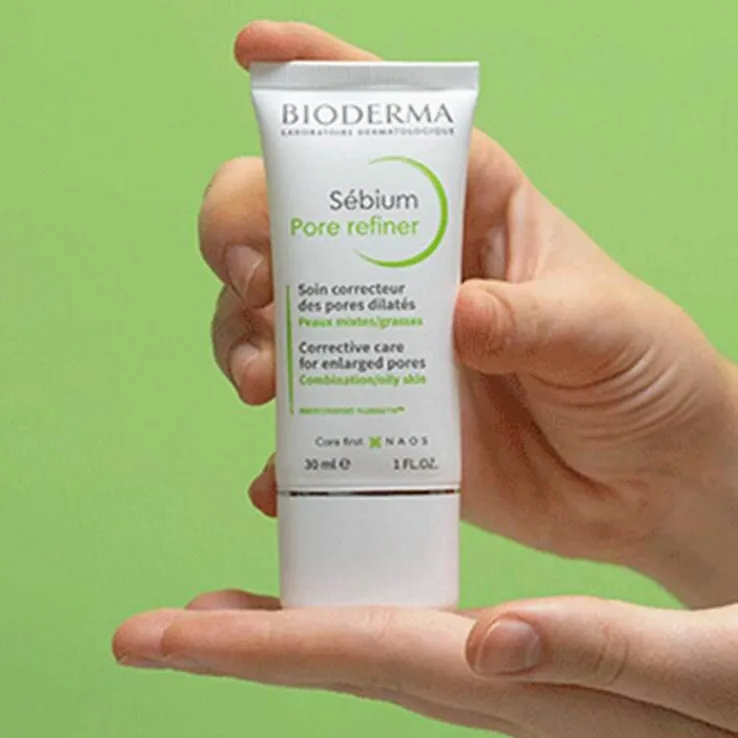 Bioderma Sebium Pore Refiner Creme für unreine, ölige, zu Akne neigende Haut, 30 ml