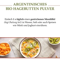 Bio Hagebutten Pulver, 250 g
