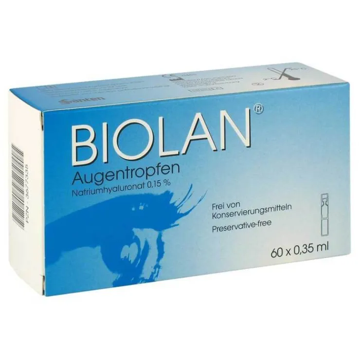 BIOLAN® Augentropfen Einzeldosispipetten, 60X0.35 ml
