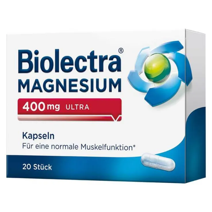 Biolectra Magnesium 400 mg ultra Kapseln, 20 St