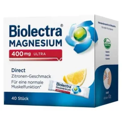Biolectra Magnesium 400 mg ultra Direct Zitrone, 40 St