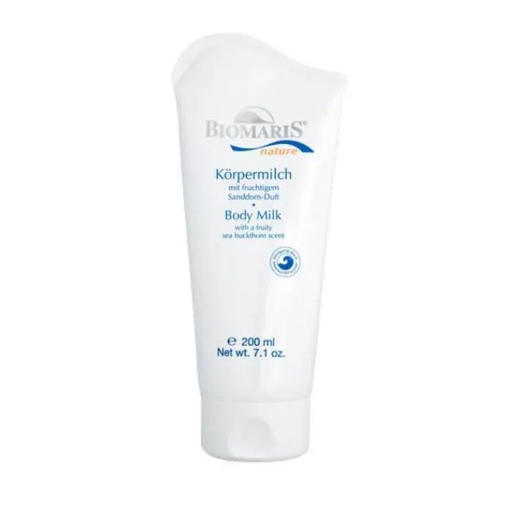 Biomaris Körpermilch nature mit Sanddorn-Duft, 200 ml