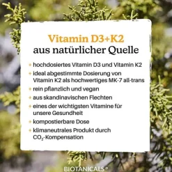 Biotanicals Vitamin D3 + K2 Kapseln, 150 St