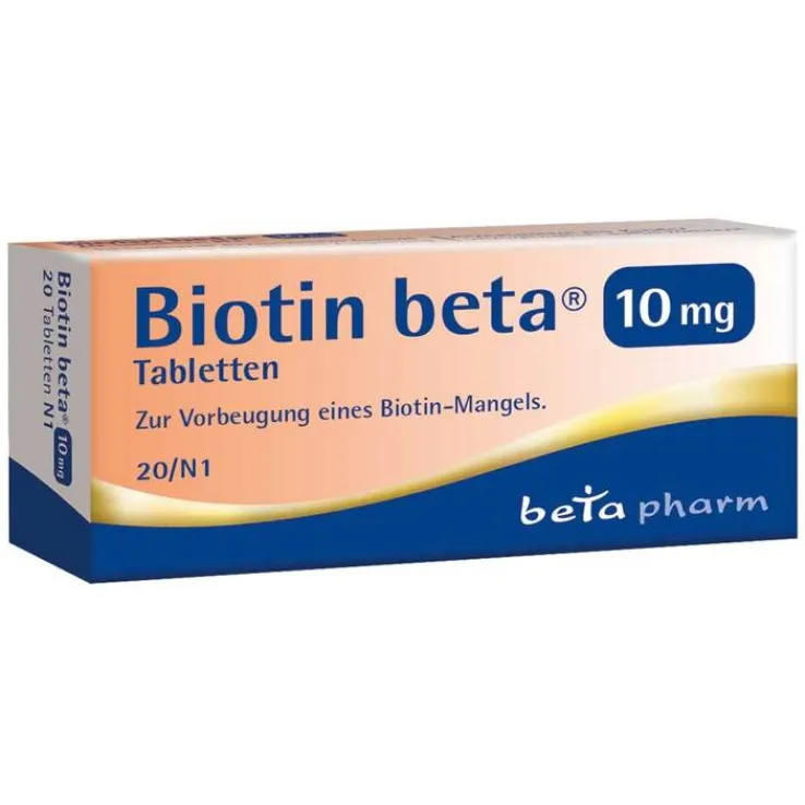 Biotin beta® 10 mg Tabletten, 20 St