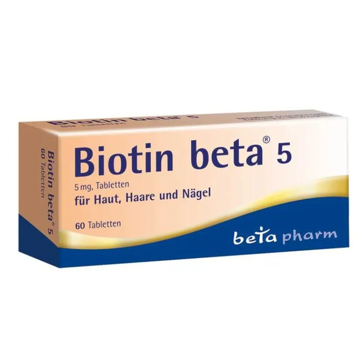 Biotin beta 5 Tabletten, 60 St