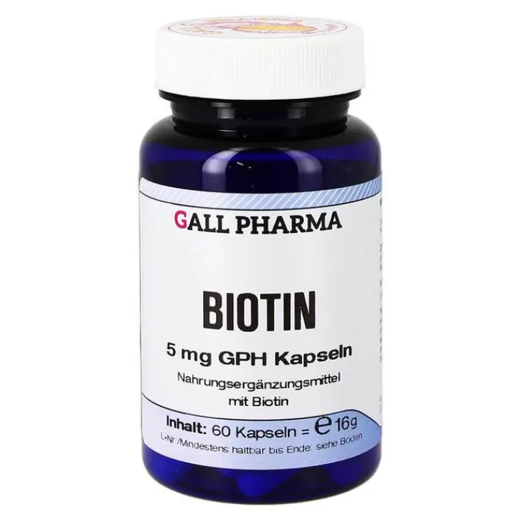 Biotin 5 mg GPH Kapseln, 60 St