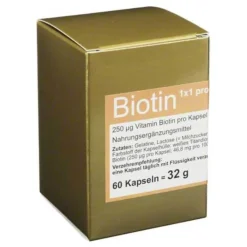 Biotin 1 x 1 pro Tag Kapseln, 60 St