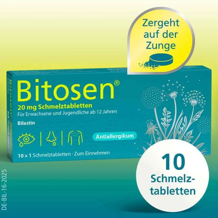 Bitosen 20 mg Schmelztabletten, 10 St