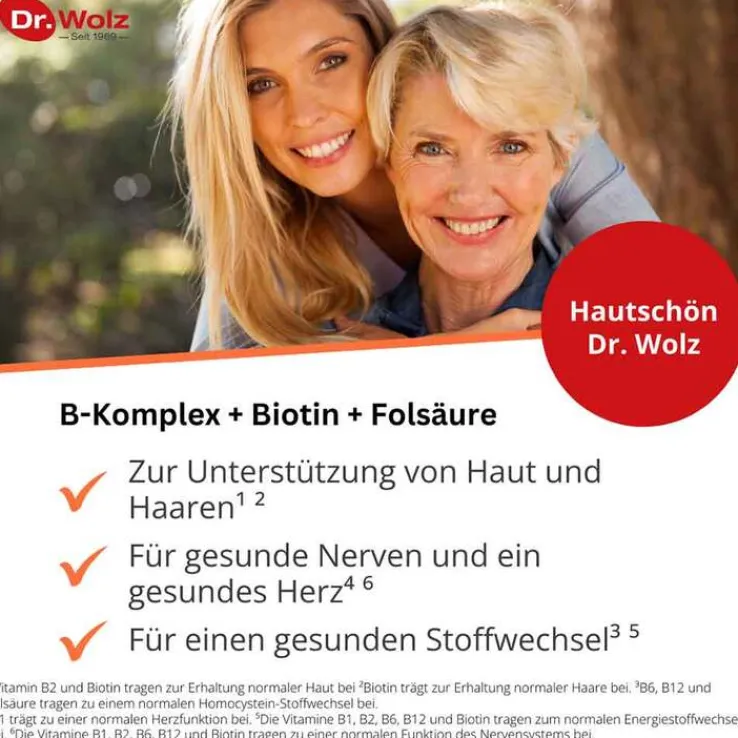 B Komplex + Biotin + Folsäure Tabletten, 300 St