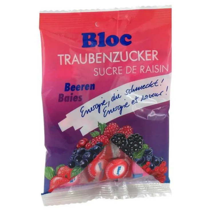 Bloc Traubenzucker Beerenmix Beutel, 75 g