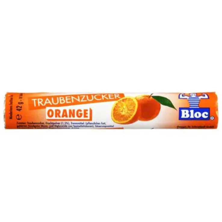 Bloc Traubenzucker Orange, 1 St