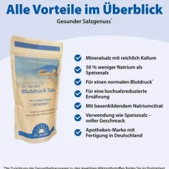 Blutdruck-Salz mit Kalium Dr. Jacob`s, 250 g