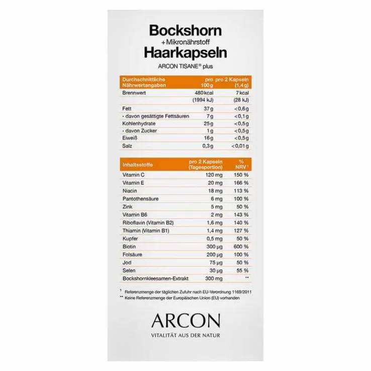 Bockshorn + Mikronährstoff Haarkapseln, 180 St