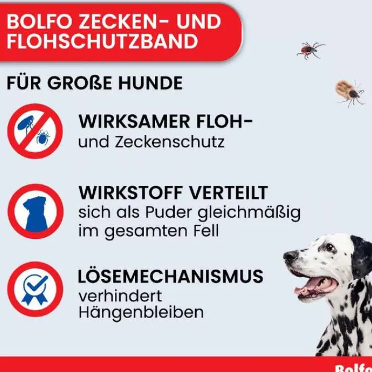 Bolfo Flohschutzband für große Hunde, 1 St