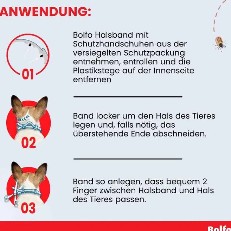 Bolfo Flohschutzband für große Hunde, 1 St