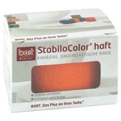 Bort Stabilocolor haft Binde 4cm orange, 1 St