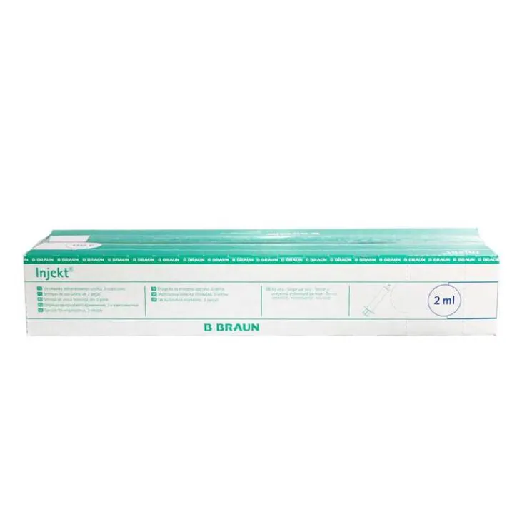 Braun Injekt Spritzen mit zen, 100X2 ml