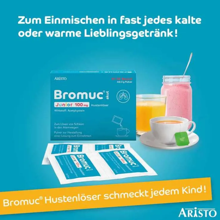 Bromuc akut Junior 100 mg Hustenlöser , 20 St